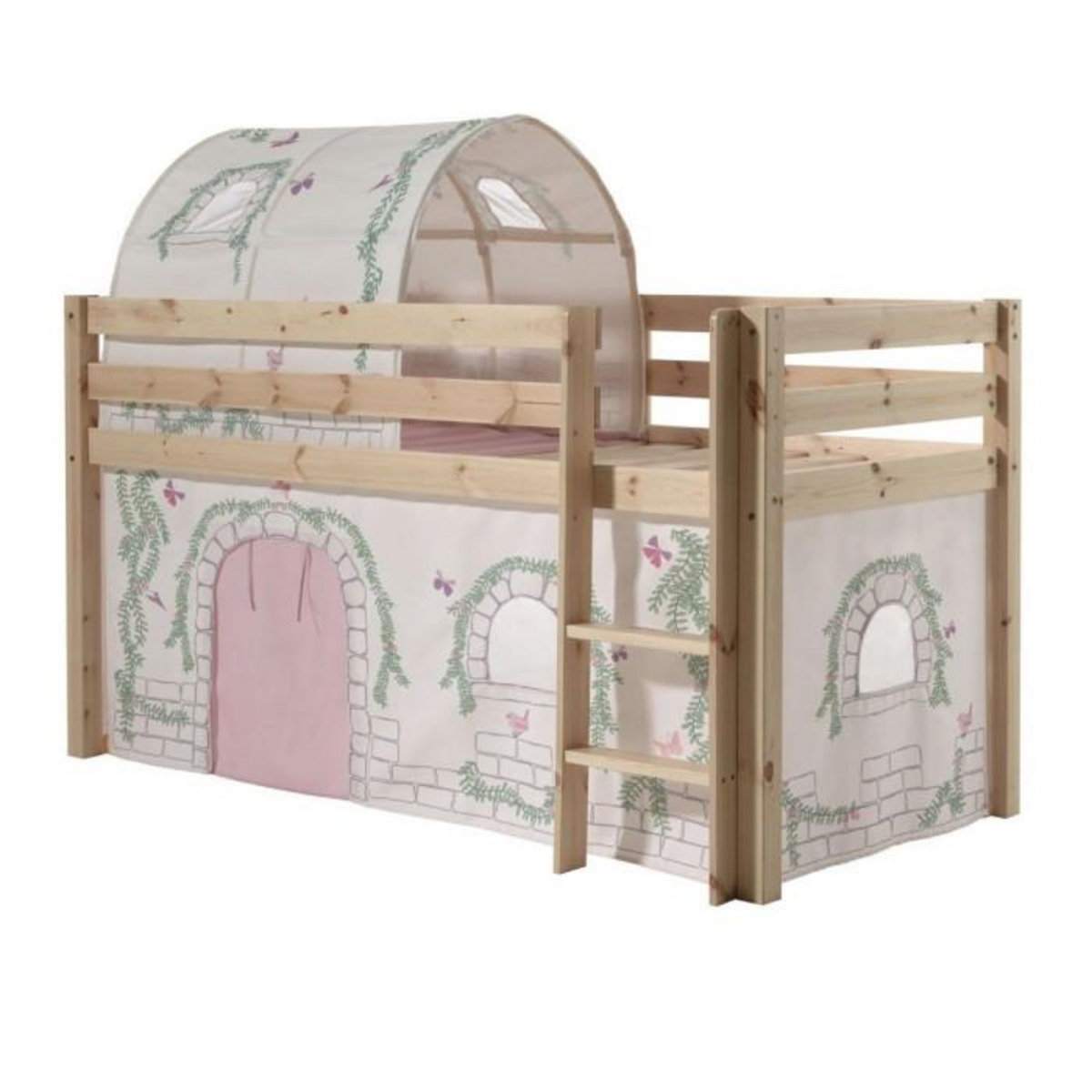 Paris Prix Pack - Lit Enfant, Tente & Tunnel  Pino Birdy  Naturel