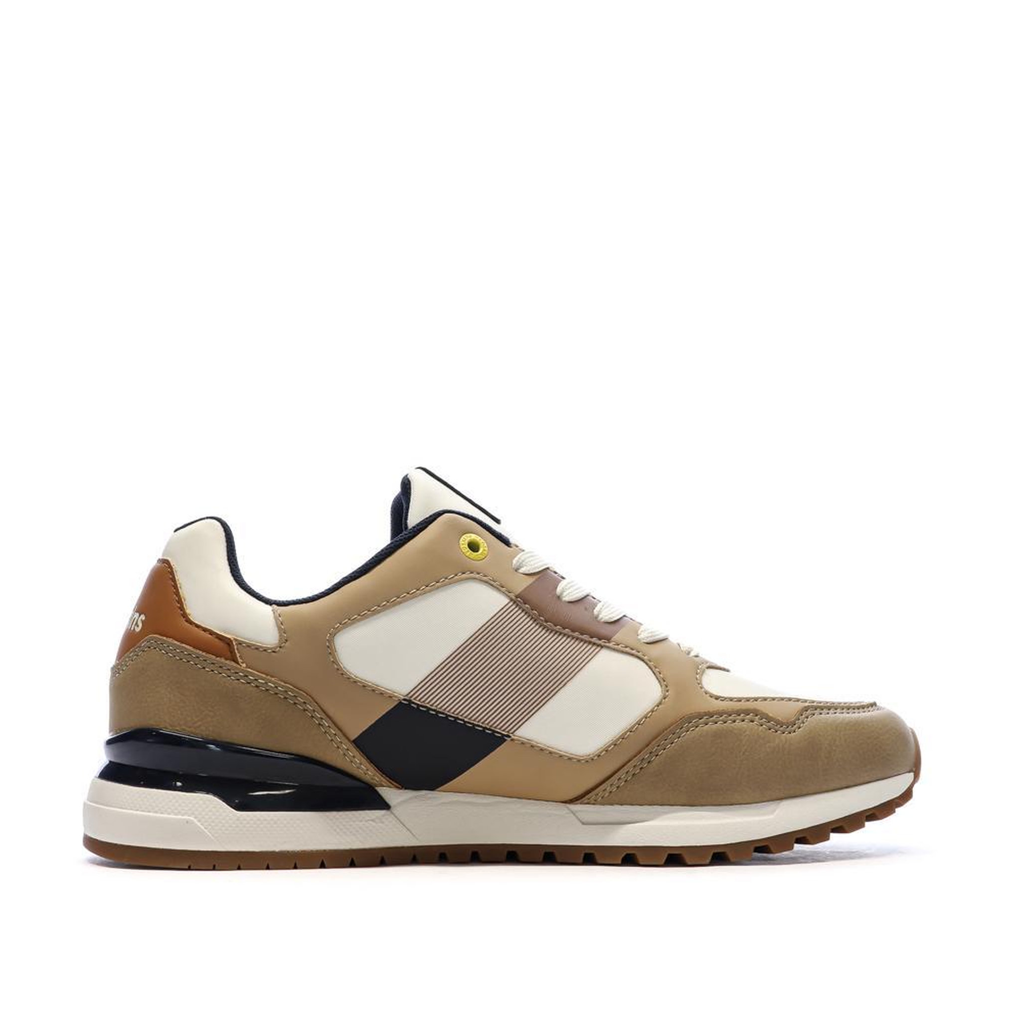 Voir la diapositive 2 : REDSKINS Baskets Beige/Marron Homme Redskins Obvious