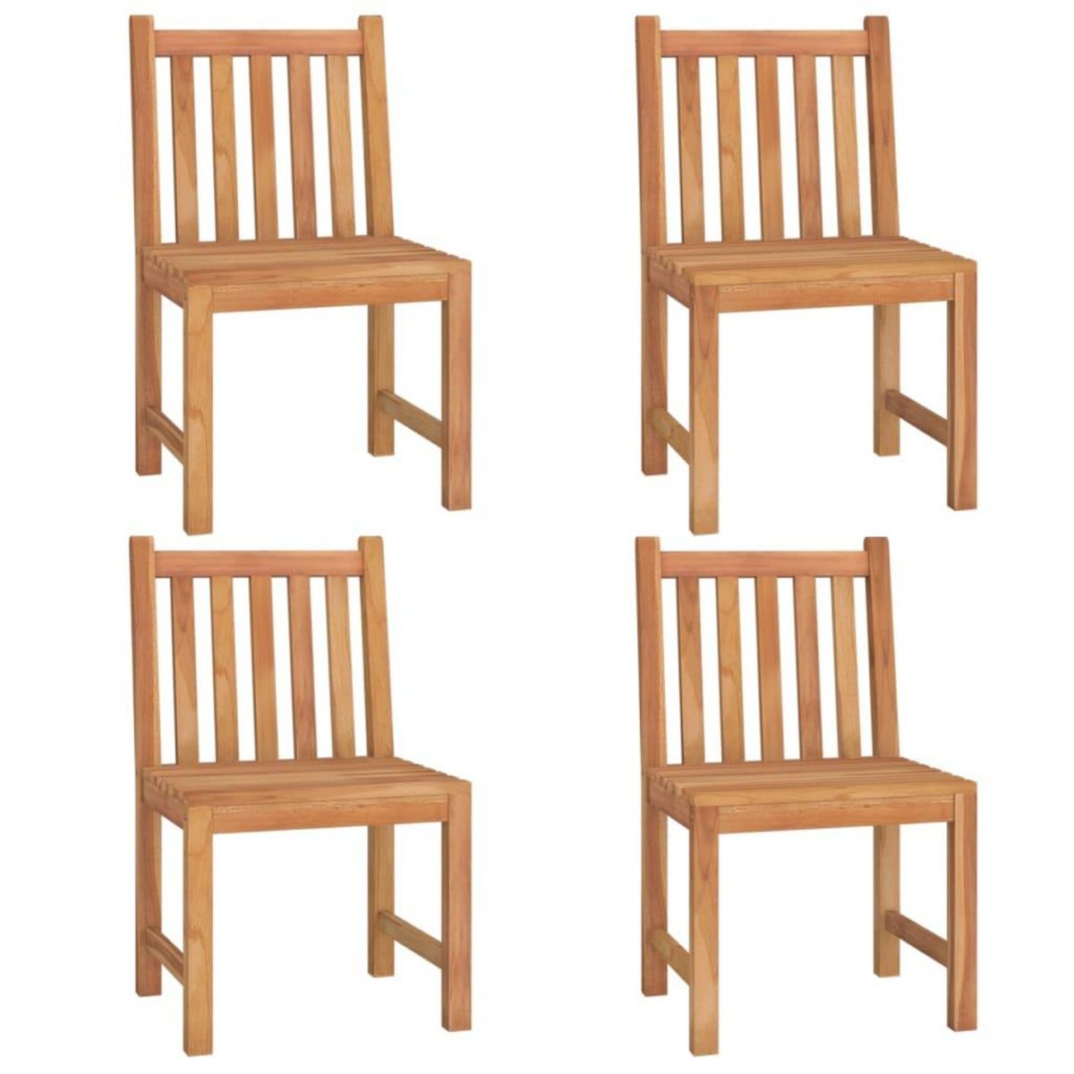 VIDAXL Ensemble a manger de jardin 5pcs Bois de teck massif