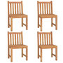 Voir la diapositive 4 : VIDAXL Ensemble a manger de jardin 5pcs Bois de teck massif