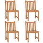 Voir la diapositive 4 : VIDAXL Ensemble a manger de jardin 5pcs Bois de teck massif