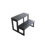 Voir la diapositive 1 : Escalier aluminium 2 marches 56x58x54 cm