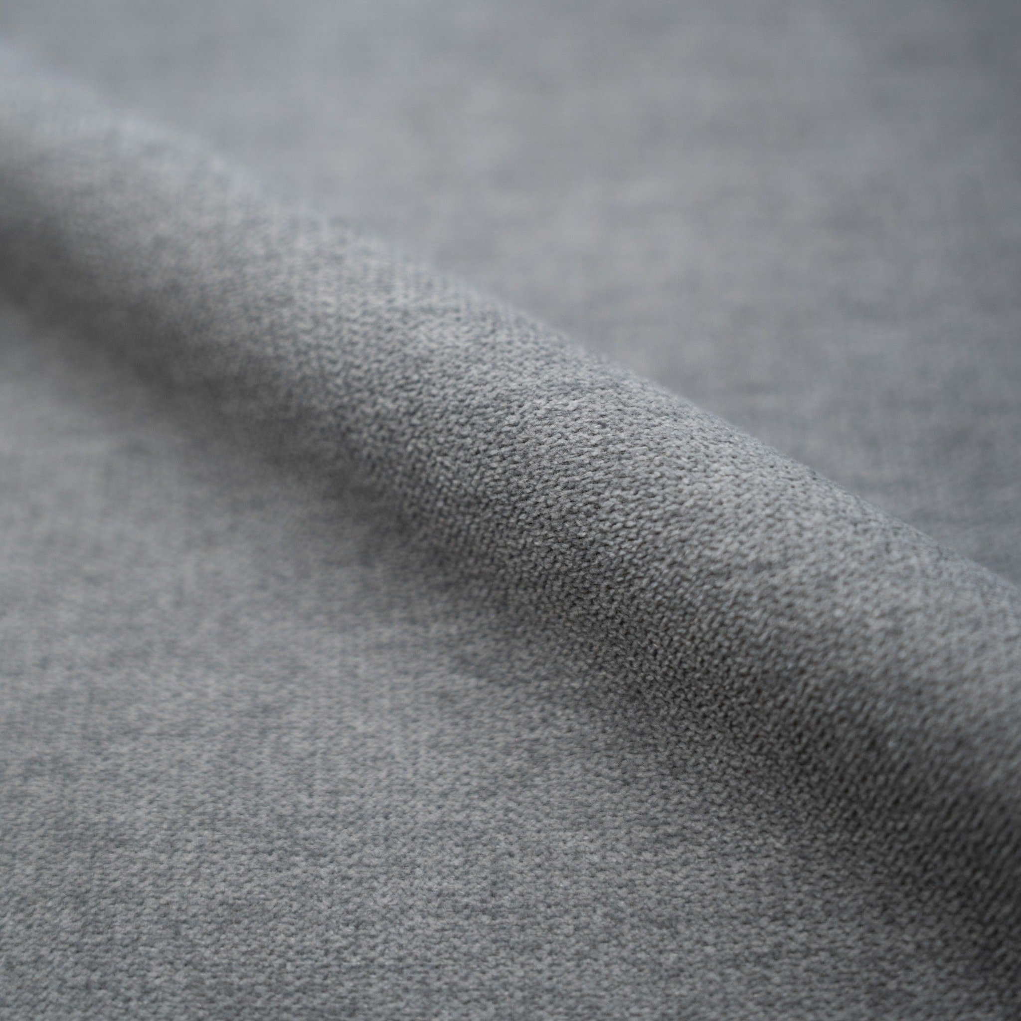 Voir la diapositive 3 : MAISON PAVANE Lot de 2 chaises pour îlot central en tissu gris clair 65,5 cm-henrik