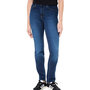 Voir la diapositive 1 : Levi's Jean 724 Slim Bleu foncé Femme Levi's Rise Straight Chelsea