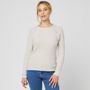 Voir la diapositive 1 : INEXTENSO Pull col rond beige femme