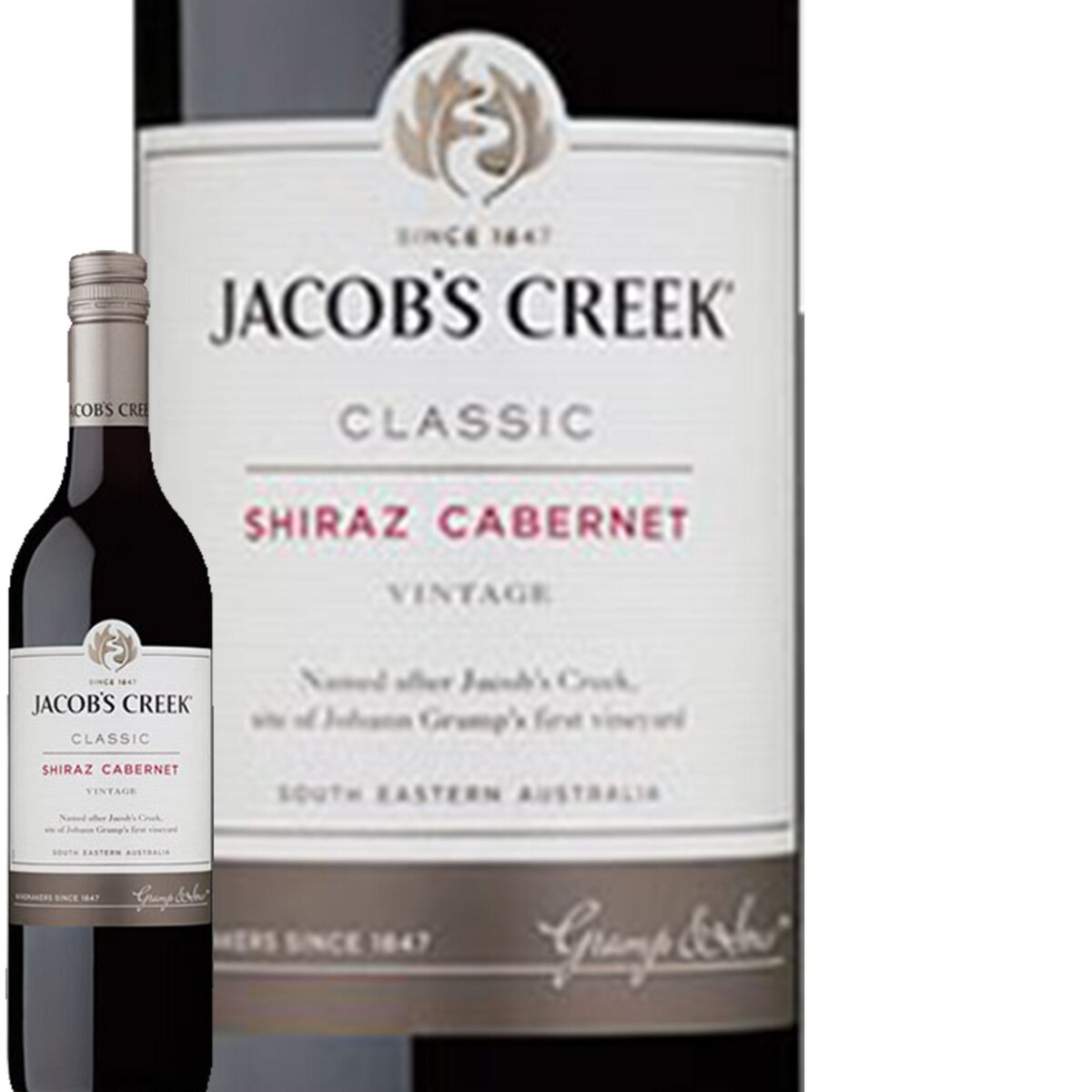 Jacob's Creek Shiraz Cabernet Australie Rouge 2013
