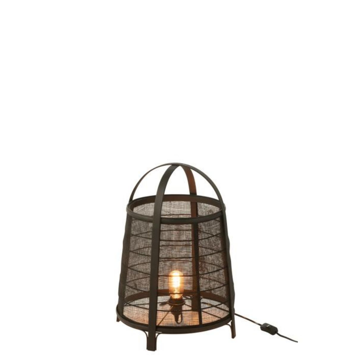 Paris Prix Lampe à Poser en Bambou  Rya  52cm Noir