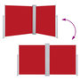 Voir la diapositive 5 : VIDAXL Auvent lateral retractable Rouge 100 x 600 cm