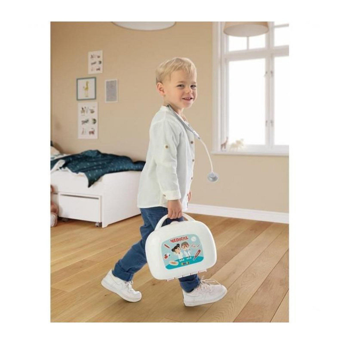 SMOBY Valise de docteur et ses accessoires