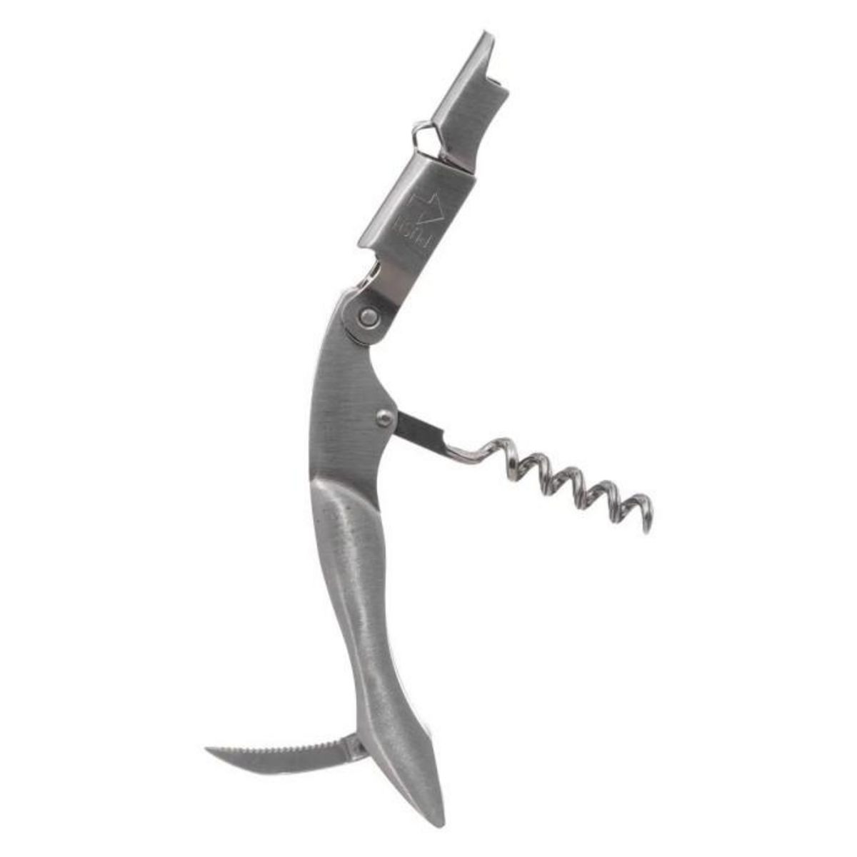 SECRET DE GOURMET Tire-Bouchon en Inox  Limonadier  12cm Gris