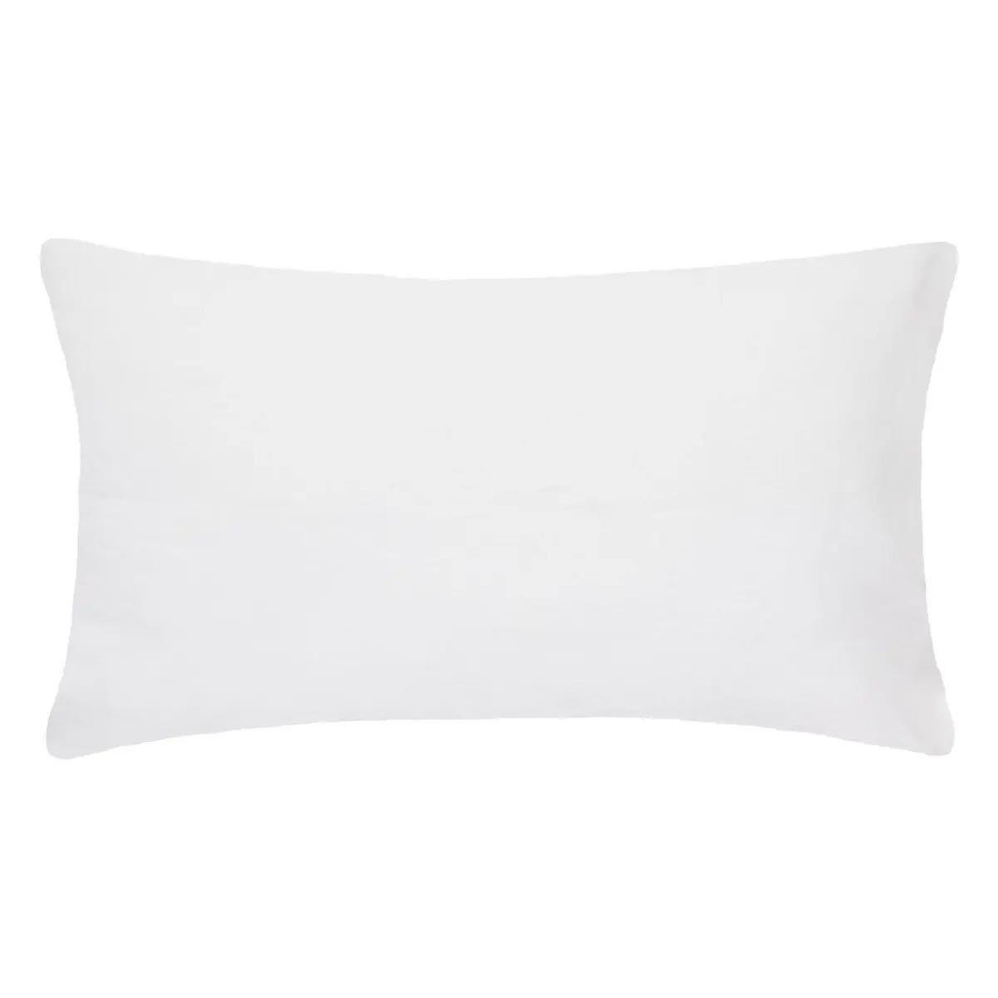 ATMOSPHERA Taie d'oreiller en lin  adorable  50x70cm blanc
