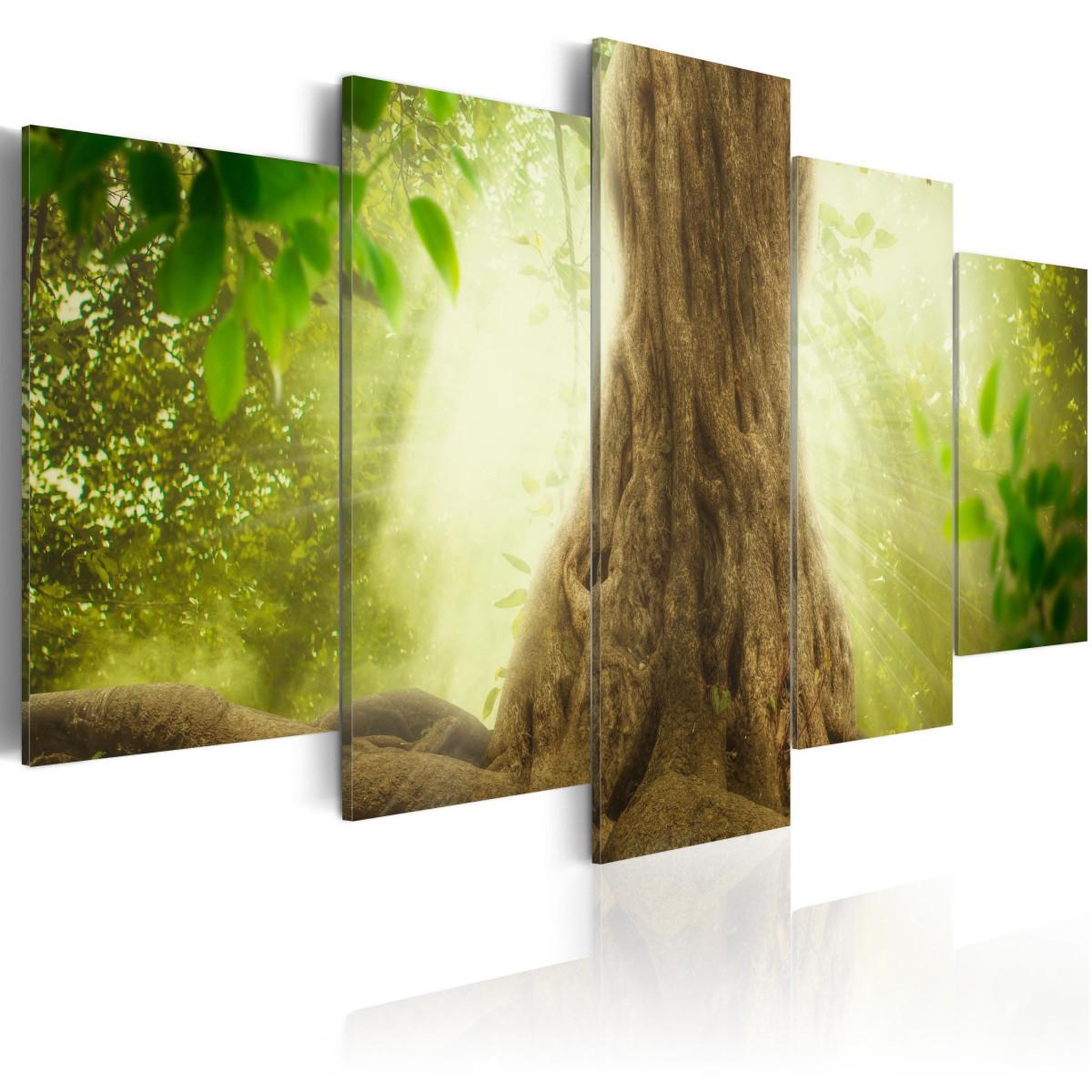 Paris Prix Tableau imprimé  elves tree. Coloris disponibles : Multicolore
