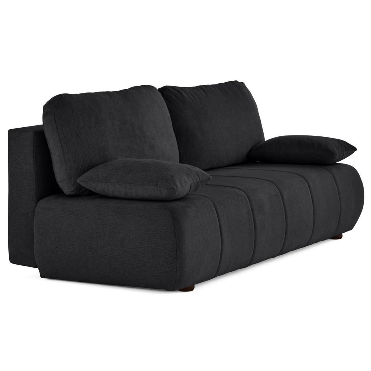 BEST MOBILIER Harper - canapé 3 places convertible avec coffre en tissu texturé