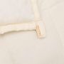 Voir la diapositive 5 : VIDAXL Couverture lestee Creme clair 150x200 cm 7 kg Tissu