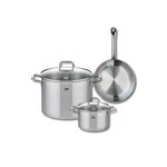 ELO Ensemble de 1 Poêle de cuisson 24 cm et 2 faitouts 16 et 26 cm Elo Profi Citrin