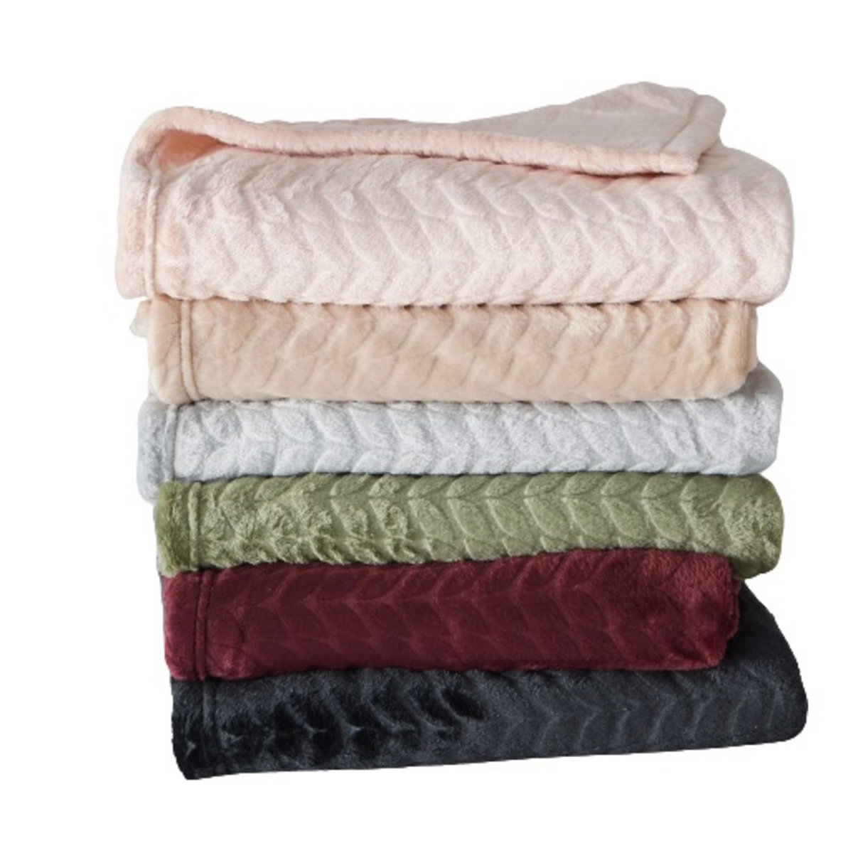 ACTUEL Plaid uni en flanelle 230gsm