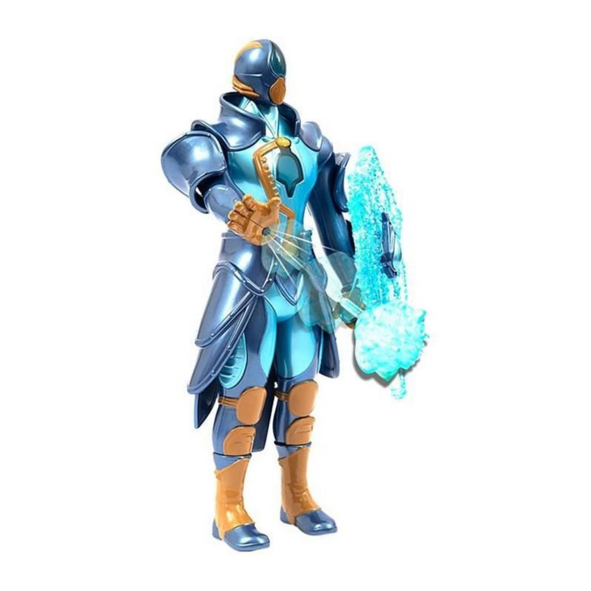 Figurine articulée - GORMITI - Gormiti avec attaque lumineuse Eau - Aqu - 27 cm - a partir de 4 ans - GRV071