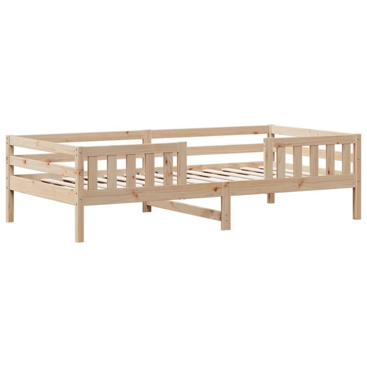 VIDAXL Cadre de lit sans matelas 100x200 cm bois massif de pin