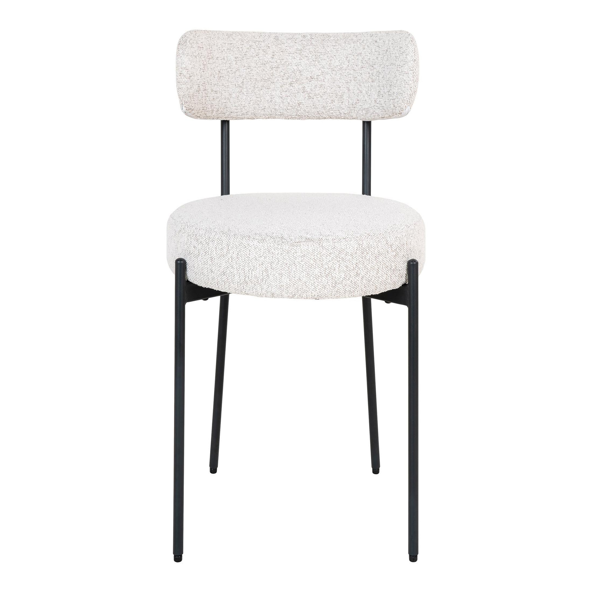 Voir la diapositive 5 : LISA DESIGN Ivanec - lot de 2 chaises - en tissu bouclette