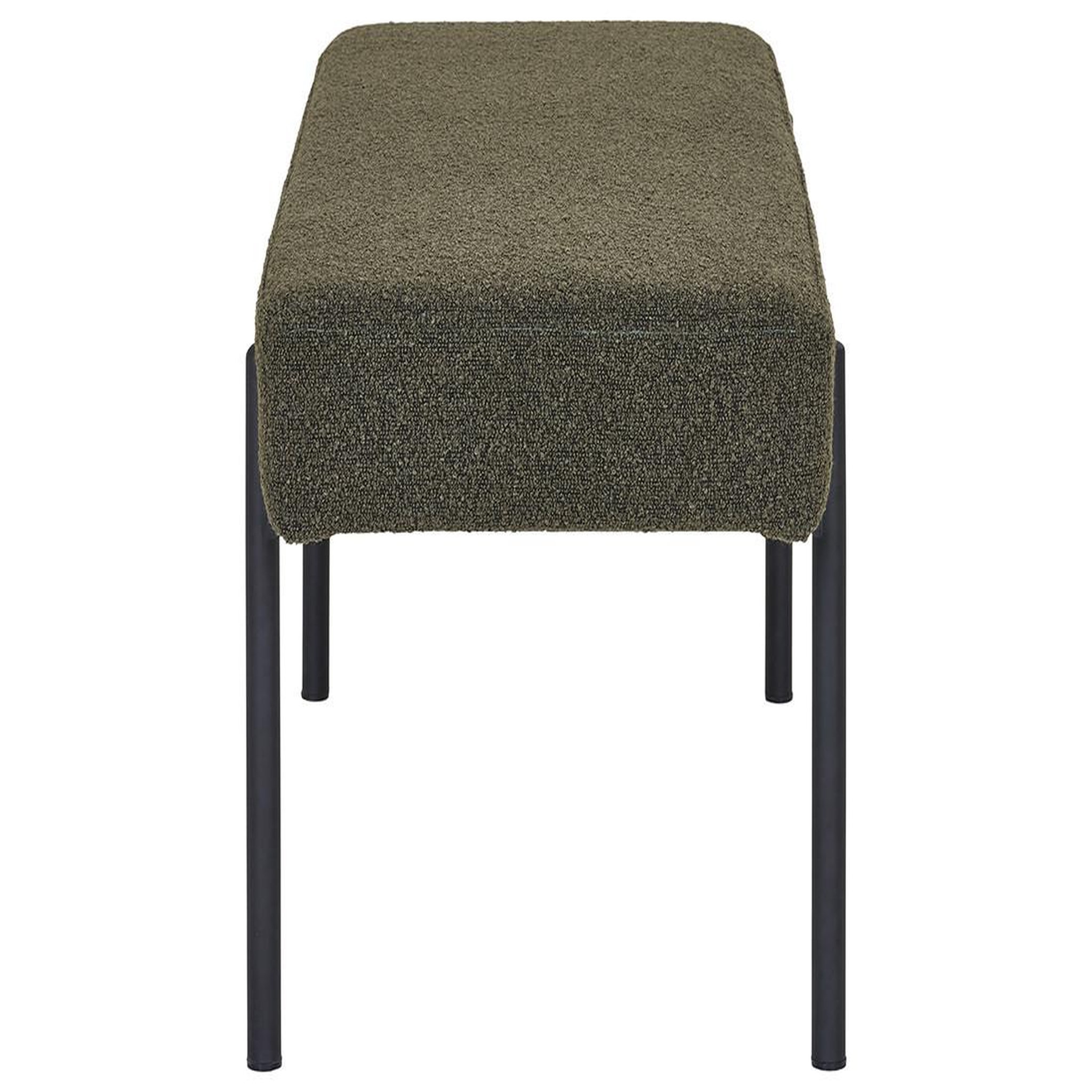 Voir la diapositive 3 : LISA DESIGN Romeo - banc - tissu bouclette - 100 cm