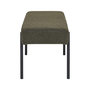 Voir la diapositive 3 : LISA DESIGN Romeo - banc - tissu bouclette - 100 cm