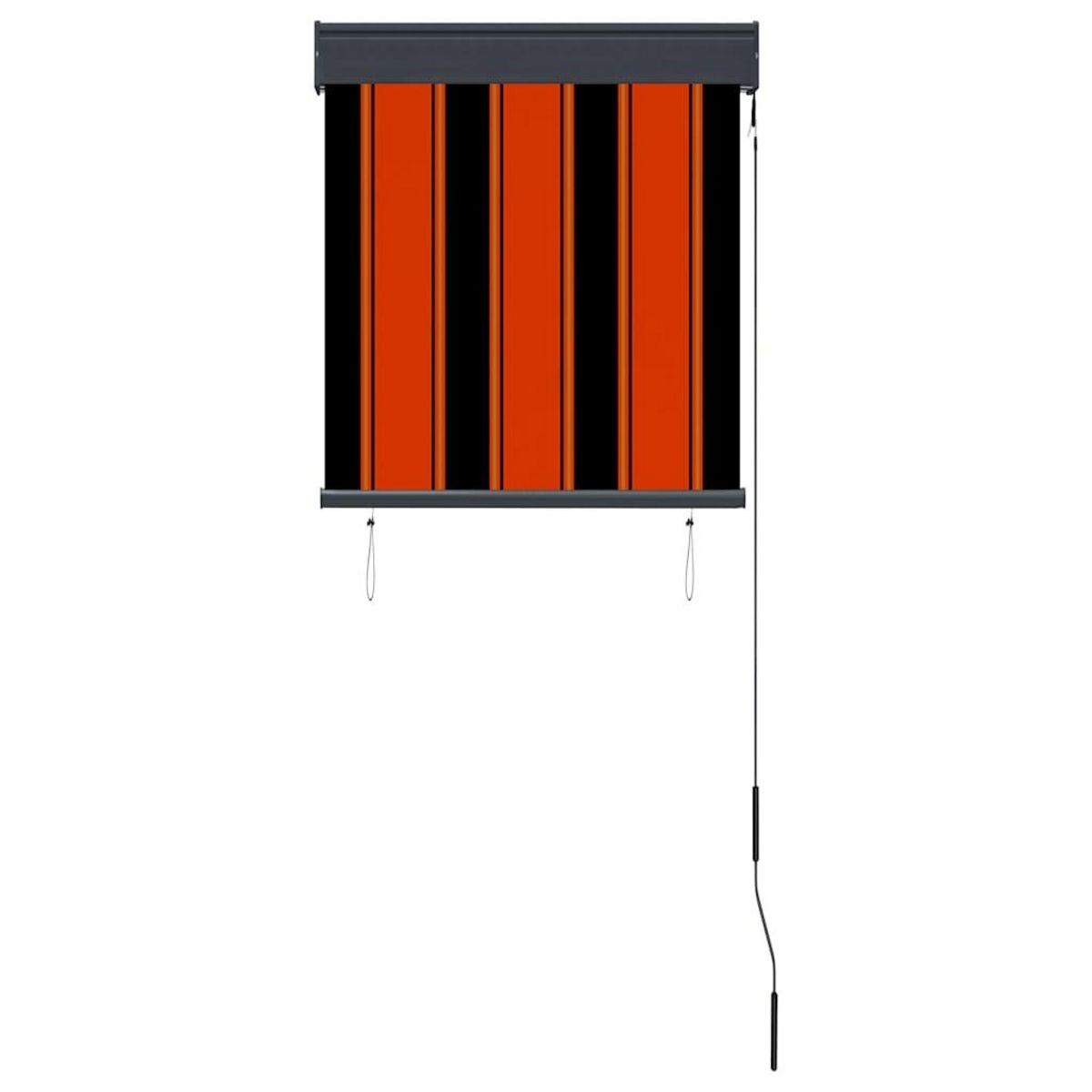 VIDAXL Store roulant d'exterieur 60x250 cm Orange et marron