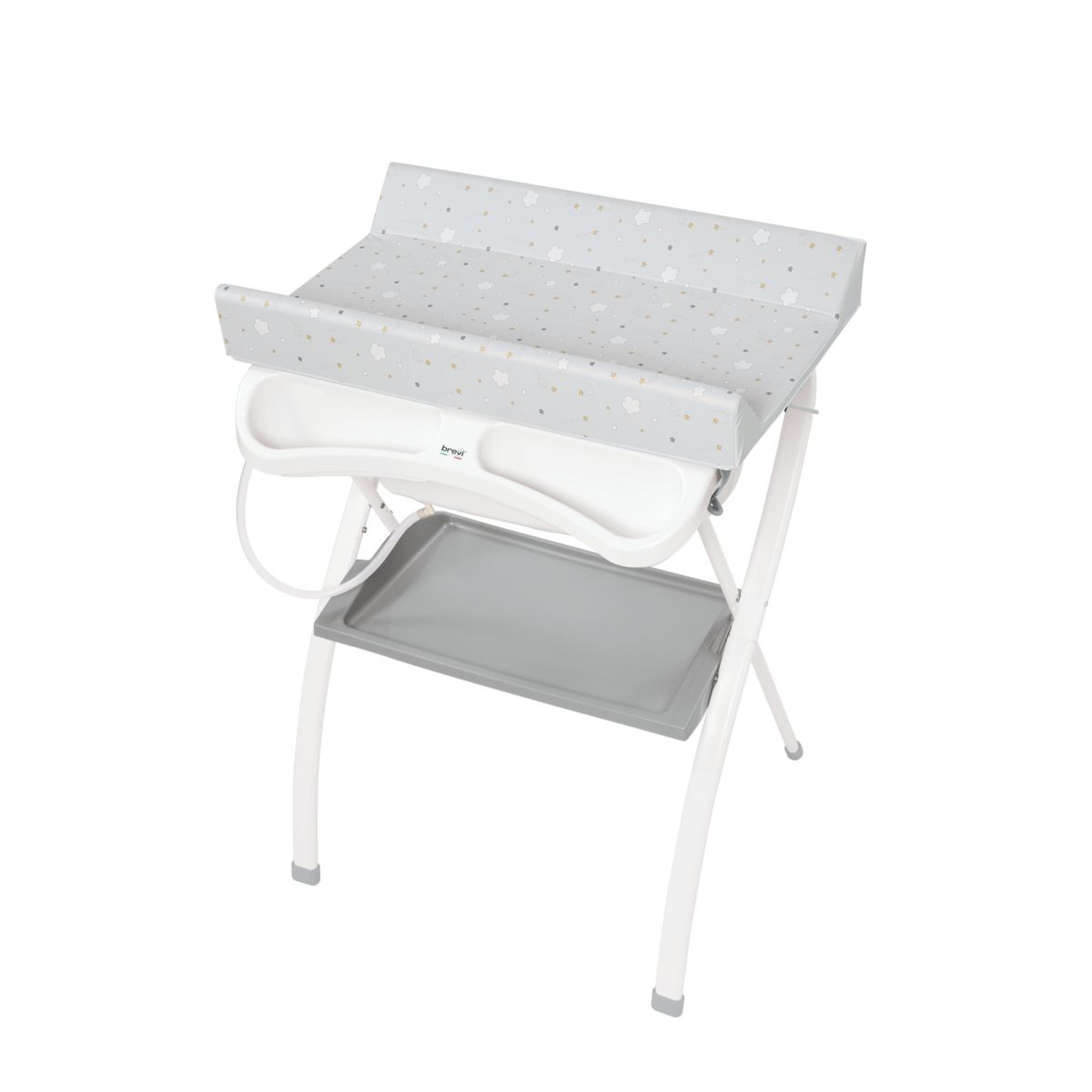 Voir la diapositive 1 : BREVI LINDO PRO Table à langer pliante - étoiles