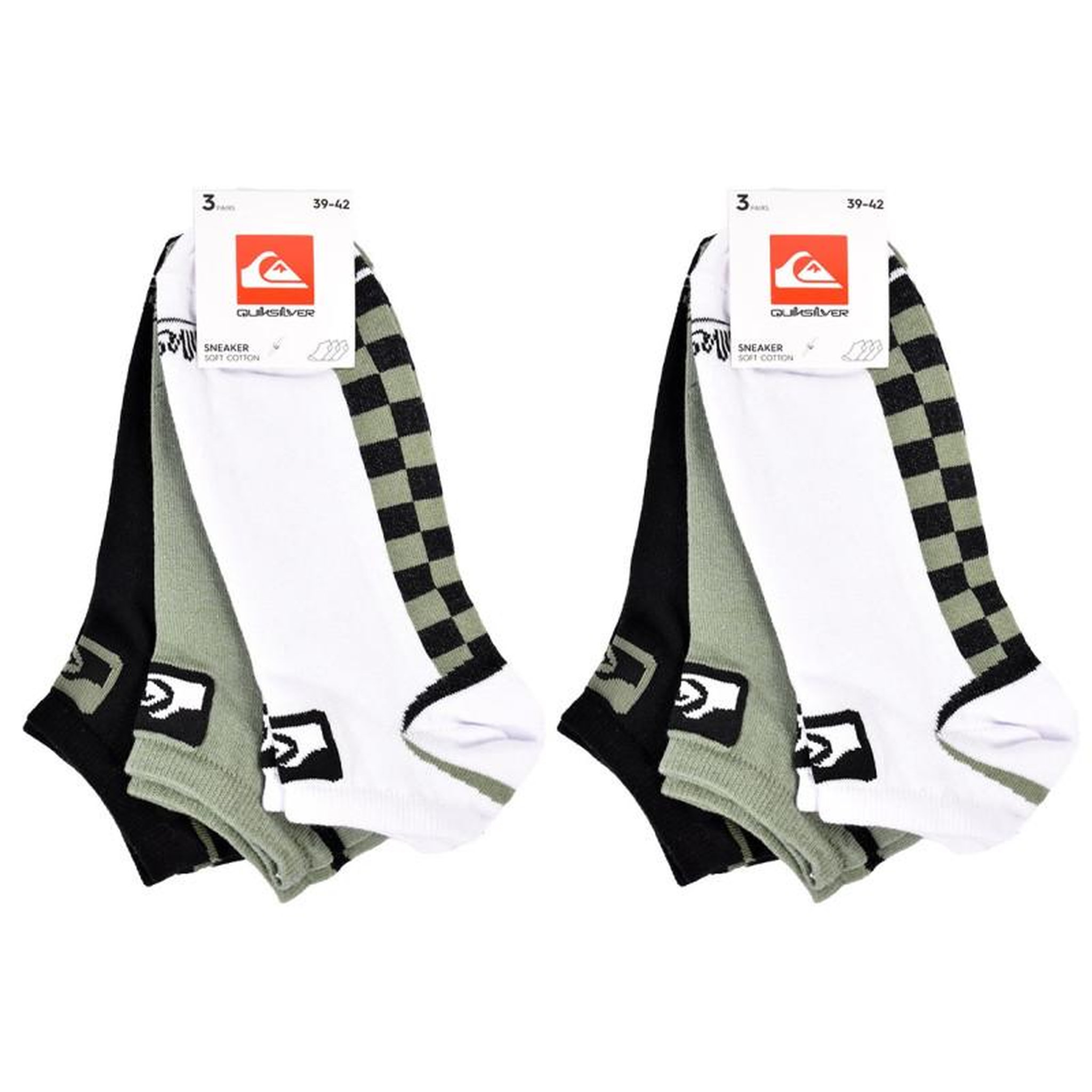 Voir la diapositive 4 : QUIKSILVER Chaussettes QUIKSILVER SNEAKER