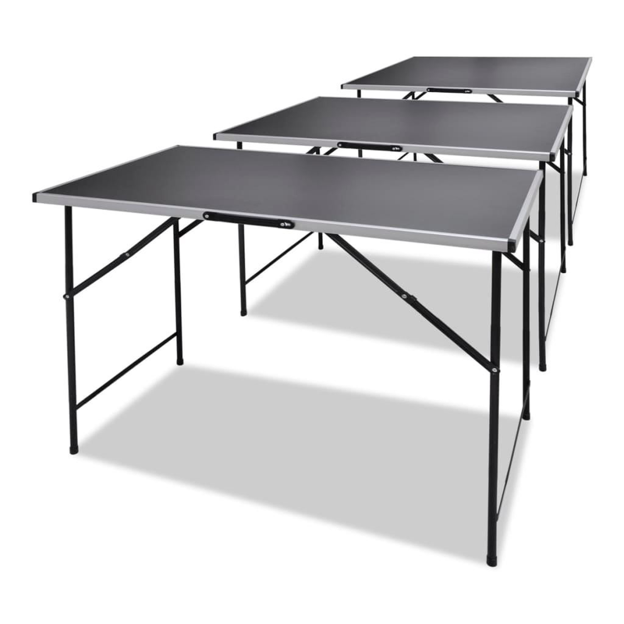 VIDAXL Table a coller 3 pcs pliable
