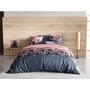 Voir la diapositive 1 : ATELIER DU COTON Parure housse de couette 100% coton 57fils flora