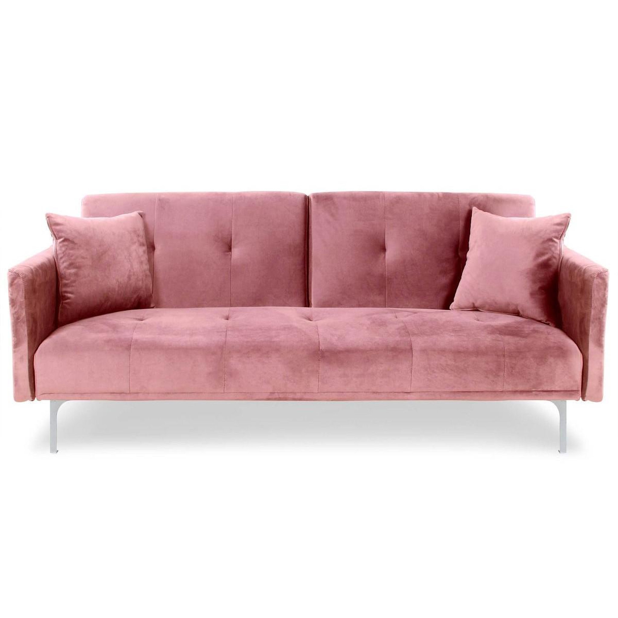 Voir la diapositive 2 : Paris Prix Canapé convertible 3 places  lacla  191cm rose