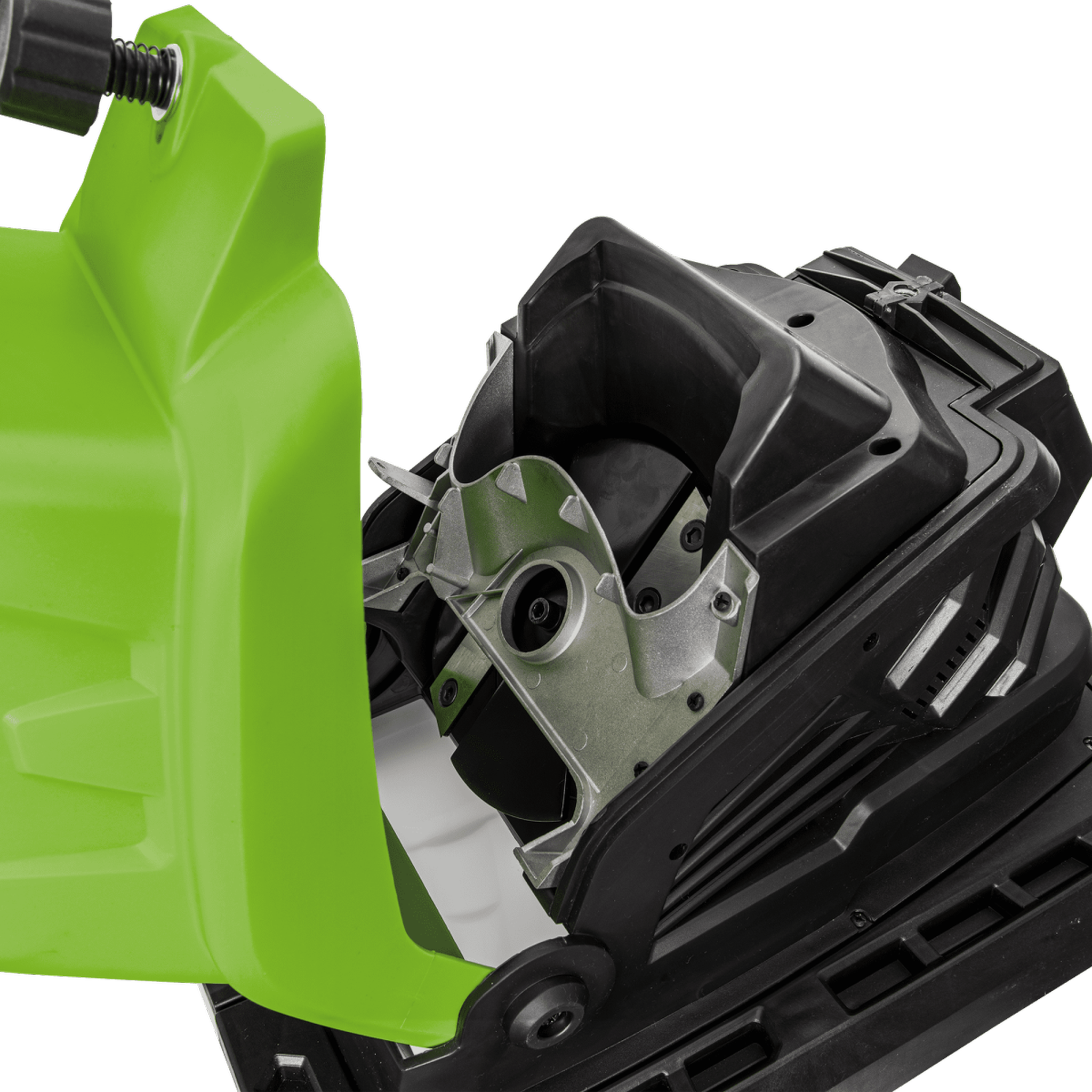 Voir la diapositive 5 : VITO Broyeur de végétaux 2500w bac 45l coupe branches 45mm elagage jardinage taillage vito