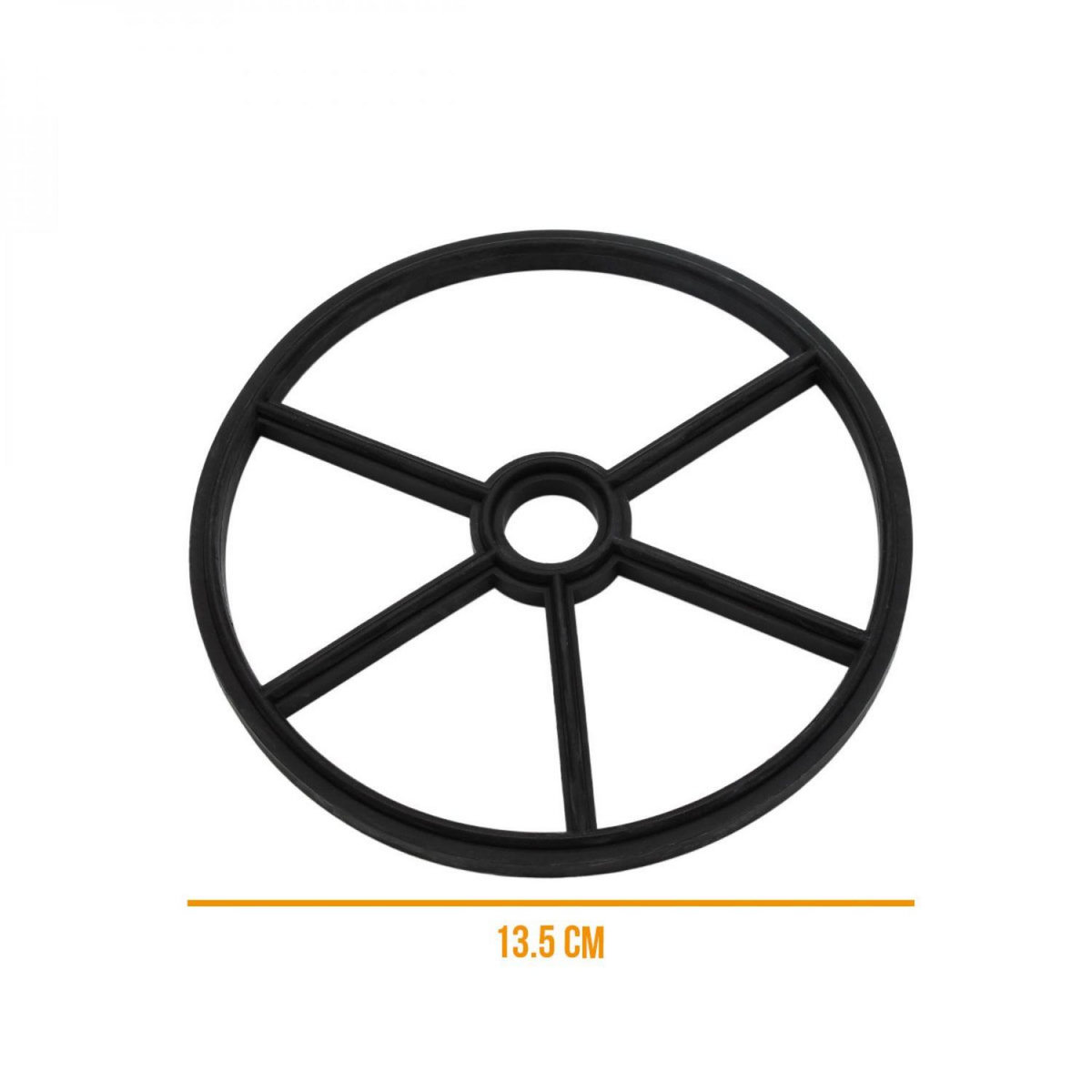 Hayward Joint d'étanchéité étoile de corps pour vanne de piscine - Ø 13.5 cm - Noir - SPX0710XD