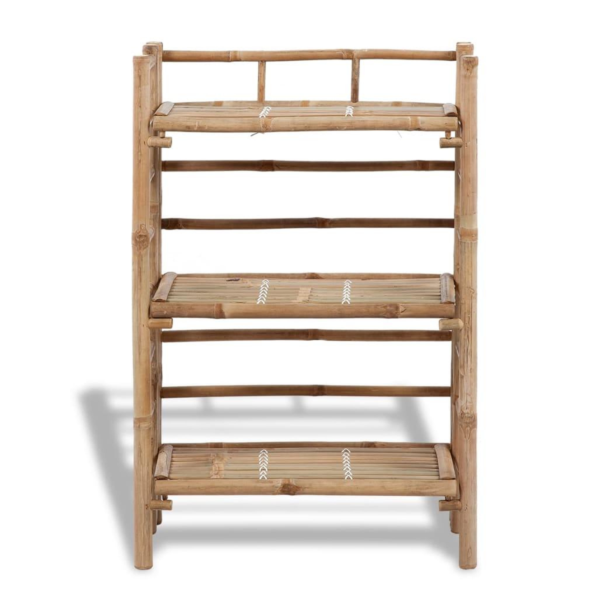 Voir la diapositive 2 : VIDAXL Etagere a plantes 3 niveaux Bambou