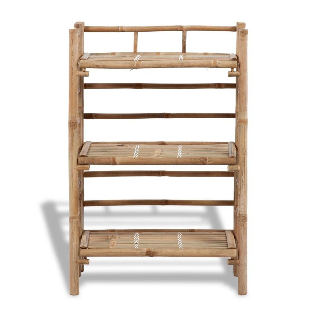 VIDAXL Etagere a plantes 3 niveaux Bambou