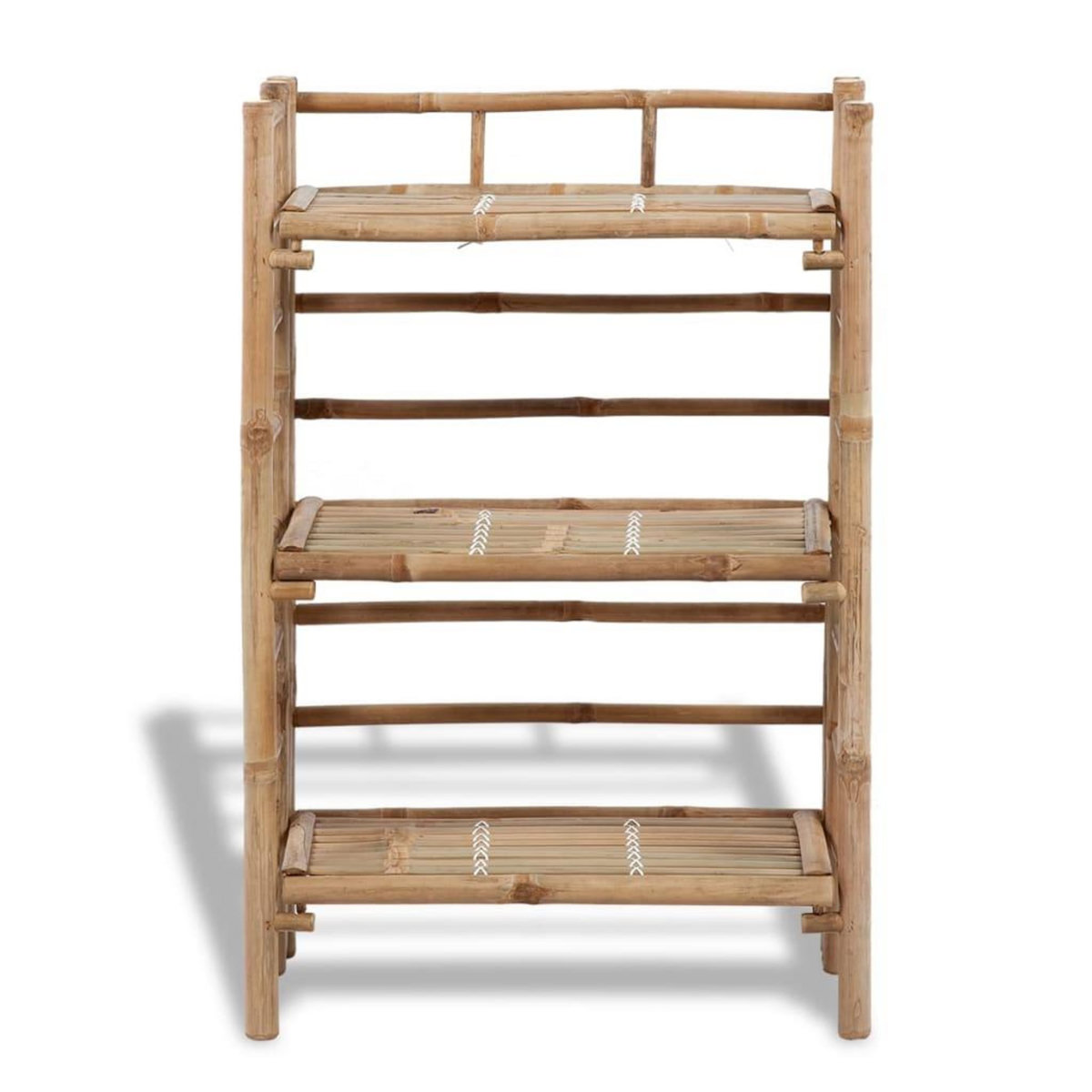 VIDAXL Etagere a plantes 3 niveaux Bambou