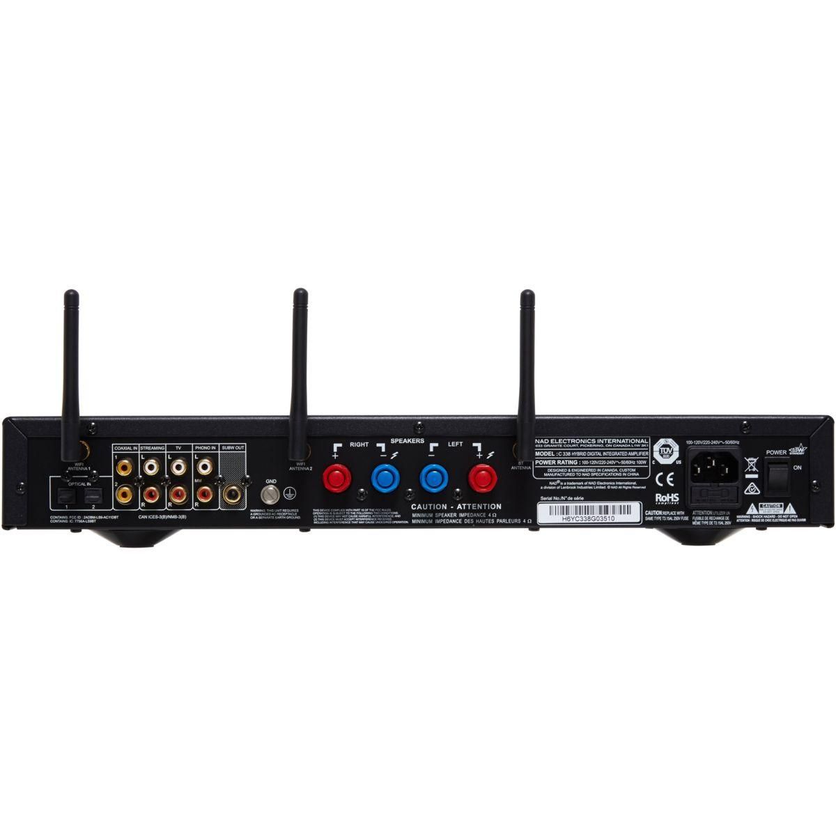 NAD Amplificateur HiFi C338 Graphite