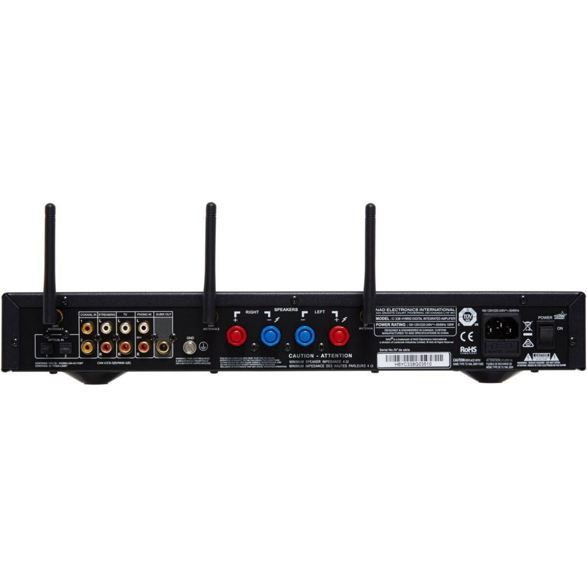 NAD Amplificateur HiFi C338 Graphite