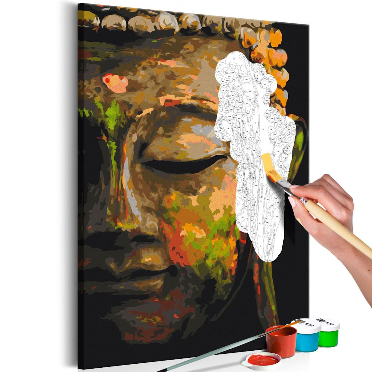 Paris Prix Tableau à Peindre Soi-Même  Buddha in the Shade  40x60cm