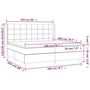 Voir la diapositive 6 : VIDAXL Sommier a lattes de lit matelas et LED Gris clair 200x200 cm