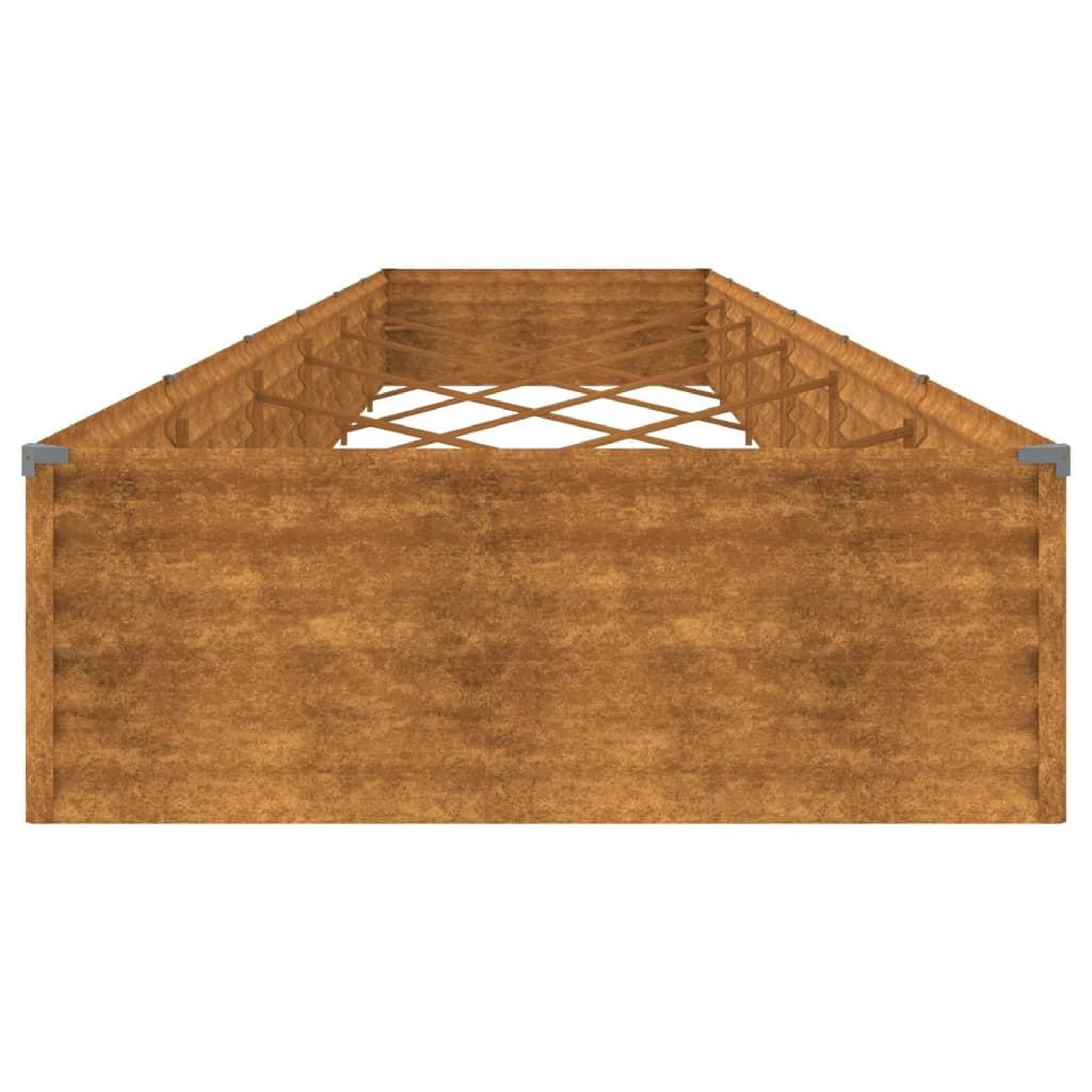 Voir la diapositive 5 : VIDAXL Lit sureleve de jardin 579 x 100 x 36 cm acier corten