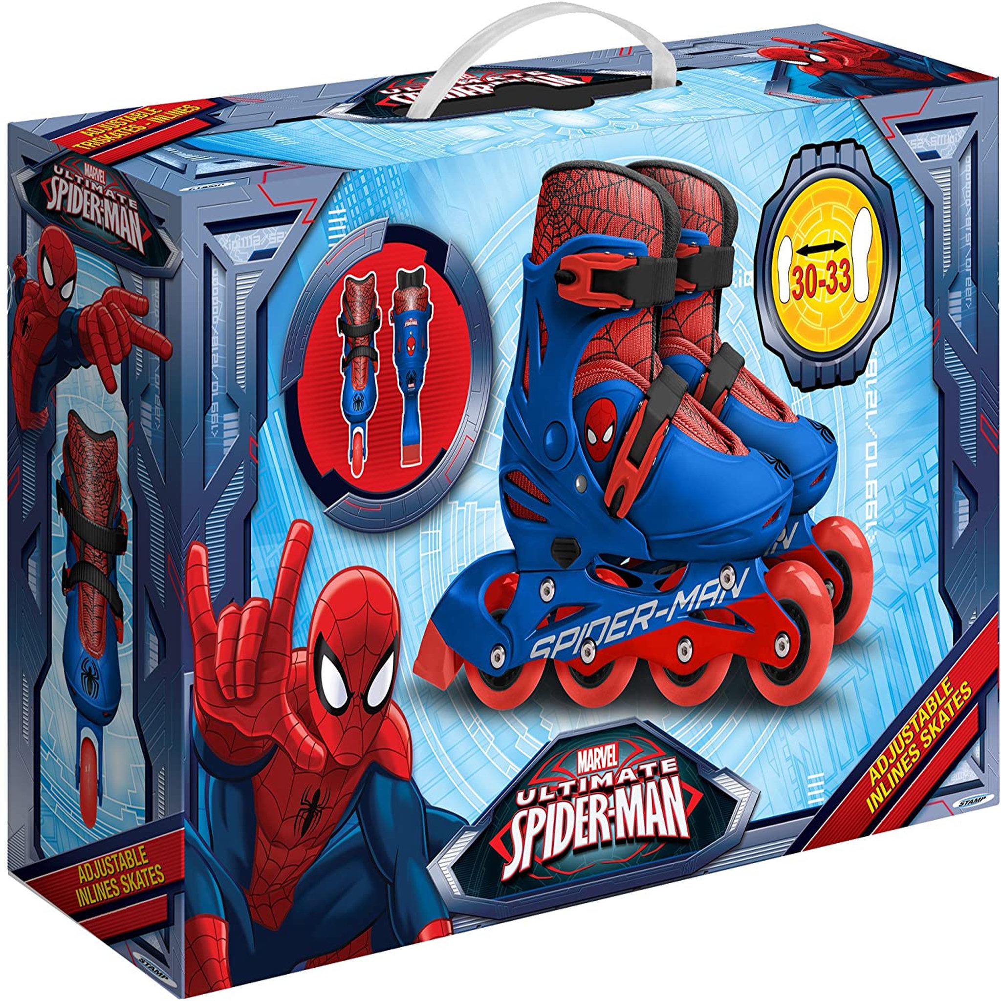Voir la diapositive 5 : SPIDERMAN Patins en ligne ajustable SPIDERMAN taille 30 à 33