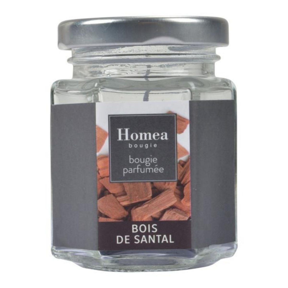 Paris Prix Bougie Verrine Parfumée  Essentiel II  7cm Bois de Santal