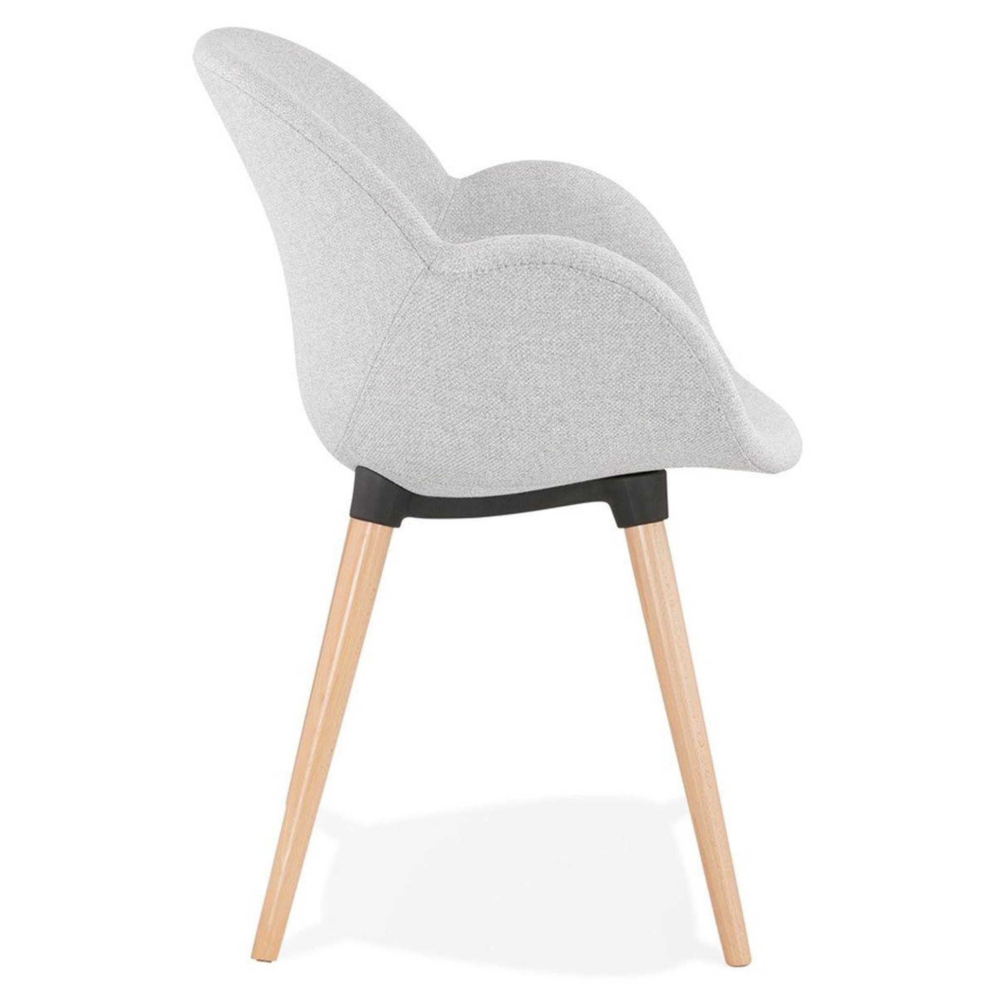 Voir la diapositive 3 : Paris Prix Chaise design scandinave  palot  84cm gris clair
