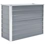 Voir la diapositive 2 : VIDAXL Lit sureleve de jardin Acier galvanise 100x40x77 cm Gris
