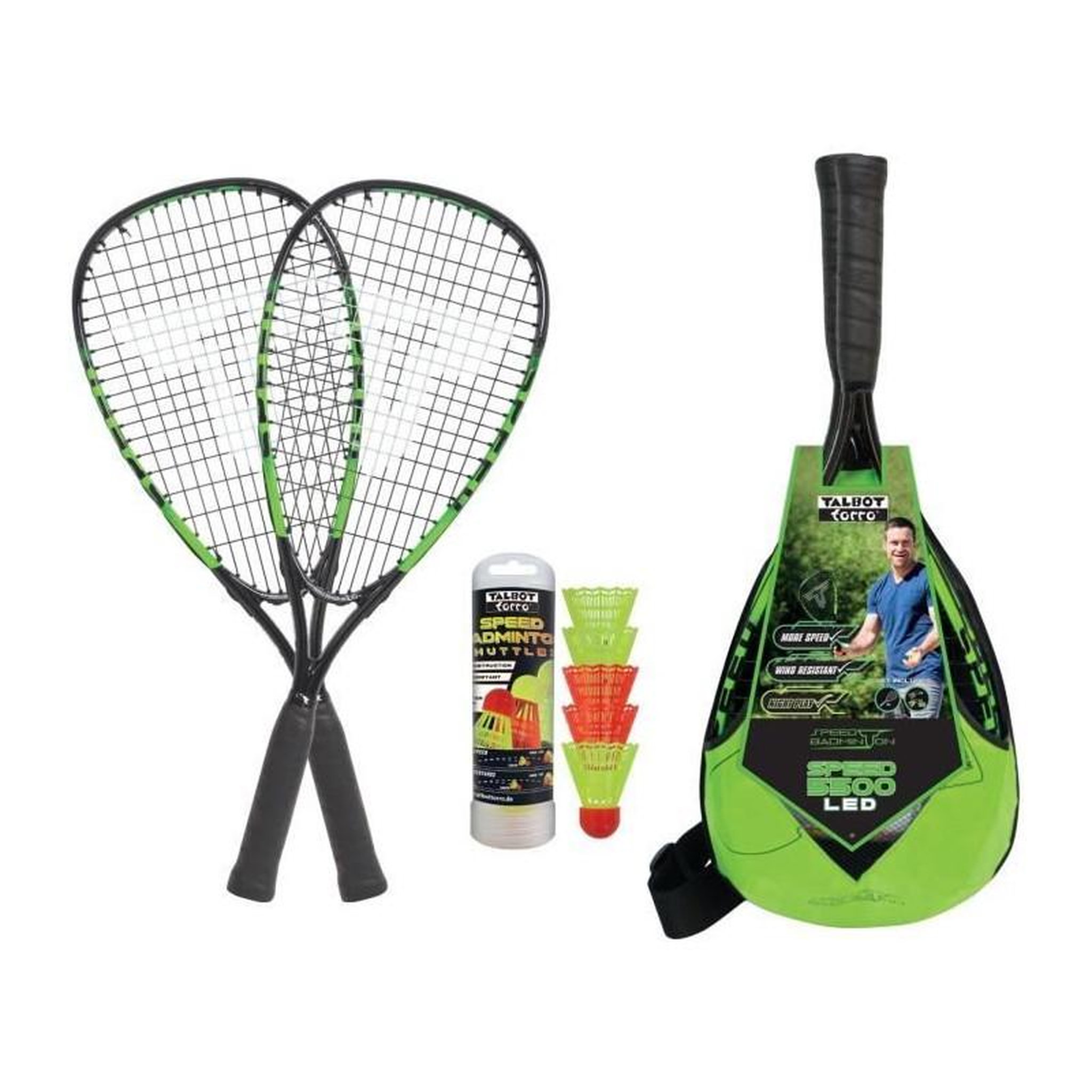 SCHILDKROT Set de Speedbadminton - SCHILDKRÖT - Set SPEED 5500 LED