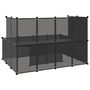 Voir la diapositive 5 : VIDAXL Cage pour petits animaux Noir 143x107x93 cm PP et Acier