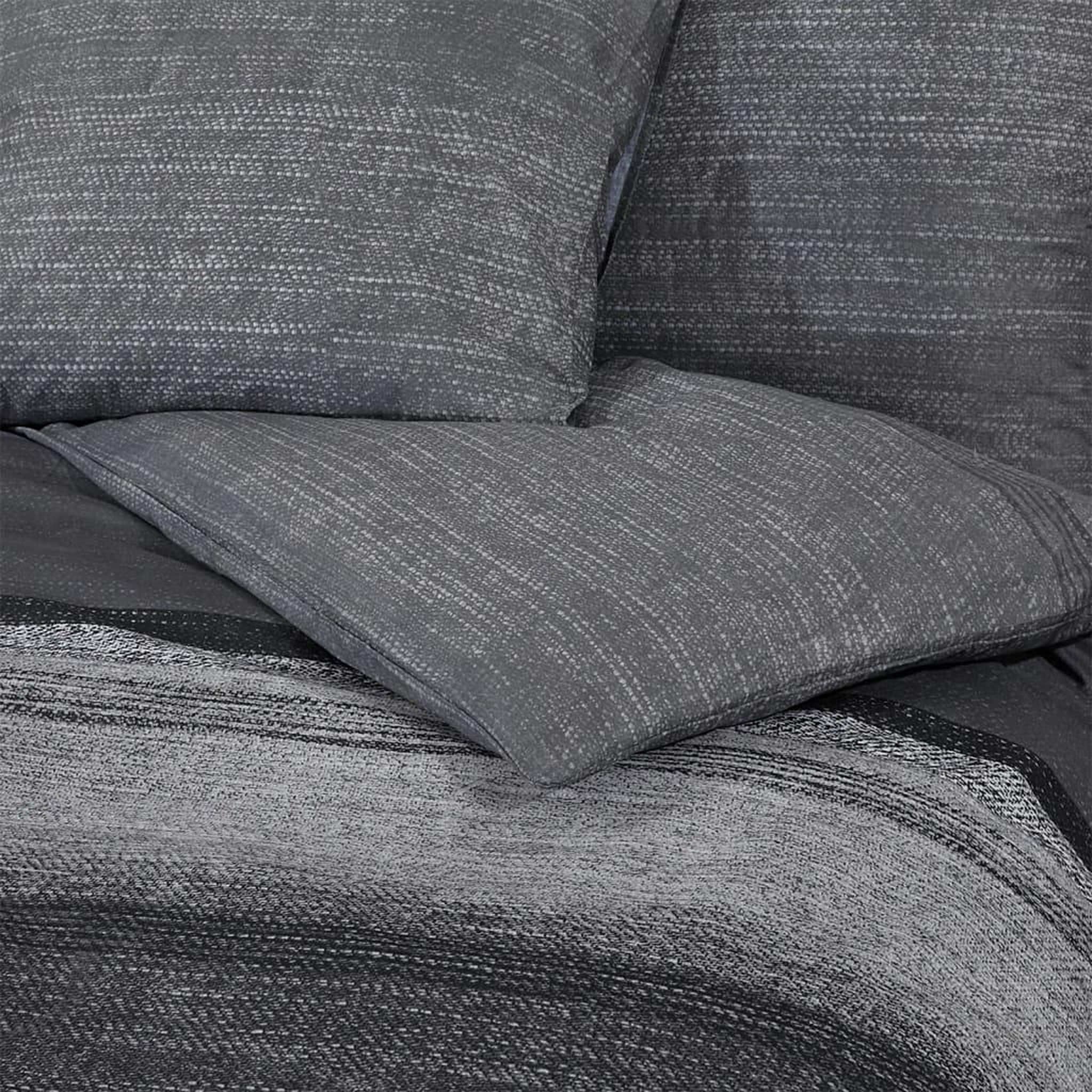 Voir la diapositive 5 : VIDAXL Ensemble de housse de couette gris fonce 220x240 cm Coton