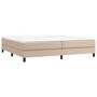Voir la diapositive 3 : VIDAXL Sommier a lattes de lit avec matelas Cappuccino 200x200 cm