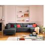 Voir la diapositive 1 : LISA DESIGN Jake - canapé panoramique d'angle gauche 7 places convertible avec coffre en tissu velours relief